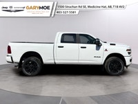Introducing the 2026 Ram 2500 Big Horn 4x4 Crew Cab with a 64 Box in a vibrant white exterior paired... (image 1)