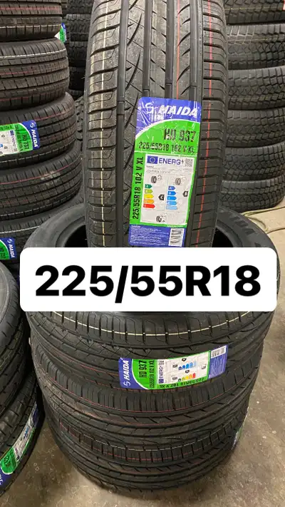 SIZE:225/55R18 BRAND:HAIDA INSTALLATOIN AND BALANCE IS AVAILABLE OUR ADDRESS:2520 CENTRE AVE NE CALG...