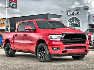5.7L HEMI V8 Night Edition Laramie Level 2 Equipment Group 12 Uconnect NAV Dual-Pane Panoramic Sunro...