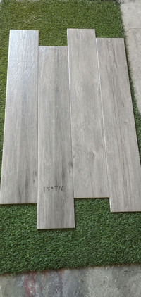 Brand New and Great Quality 6"x36" Gray Wood Patterned Tiles