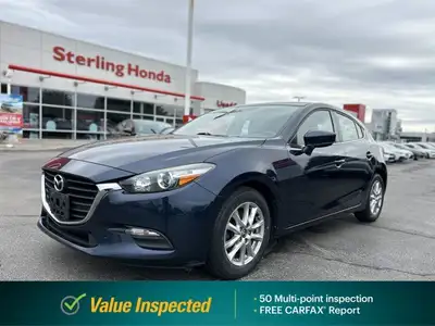 Perfect for dynamic urban adventures and efficient commutes, this 2018 Mazda3 Sport GS Hatchback in...