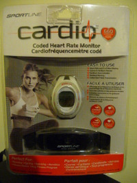 SPORTLINE SB1449WH 660 Women's Cardio Coded Hrm White, Brand New