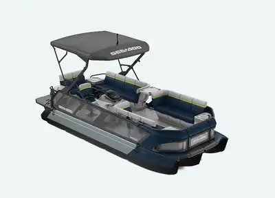 2025 SEA-DOO SWITCH CRUISE LIMITED PONTOON BOAT STOCK #A104772 230HP ROTAX ACE ENGINE 21 FEET LONG P...