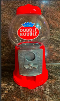 DUBBLE BUBBLE 8.5" Gumball Machine Coin  Bank Classic Dispenser