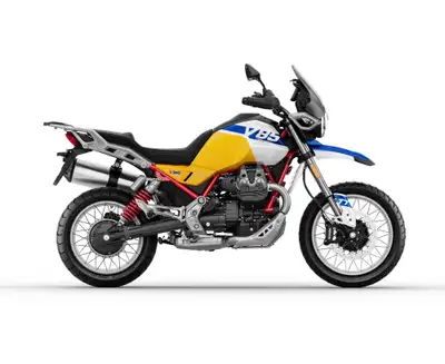 2027 Moto Guzzi V85 TT $15,490 + $850 Freight + $400 PDI + HST + Licensing Colour: Giallo Wadi 2-yea...