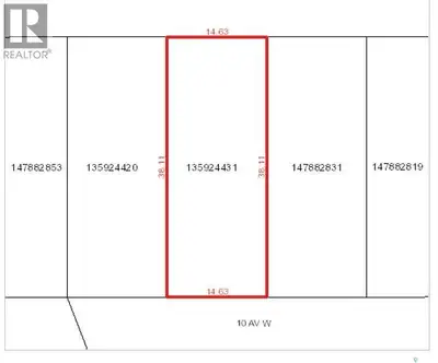 Vacant lot for sale in a great town of Nipawin, SK! Zone R2 – (Residential District – detached home/...