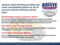 Welcome to Rallye Motors Nissan. To ensure we deliver you the service levels you deserve please call... (image 8)