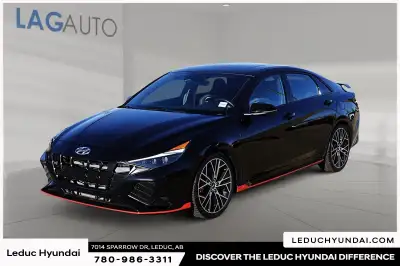 2023 Hyundai Elantra N Base Experience the Hyundai Elantra N Base with only 26589 km on the odometer...