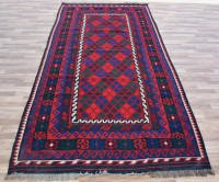 9'1 x 4'7 feet Feet Handmade Afghan rug I Carpet