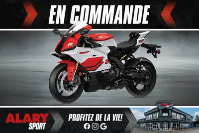 Alary Sport Ce YAMAHA YZF-R9 70e ANNIVERSAIRE 2026 est disponible DÈS MAINTENANT! Contactez-nous au...
