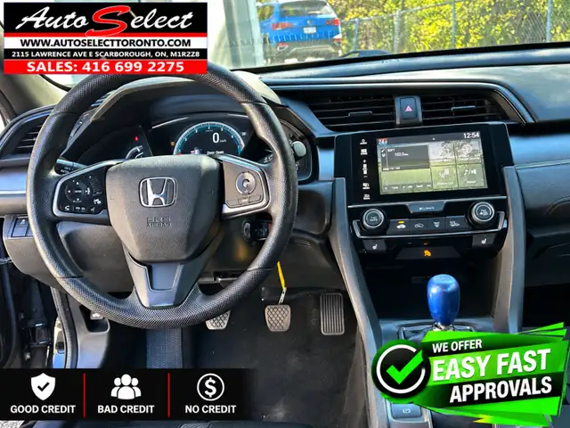 2017 Honda Civic LX **Rare 6 Speed** Backup Camera - Apple Ca... in Cars & Trucks in City of Toronto - Image 17