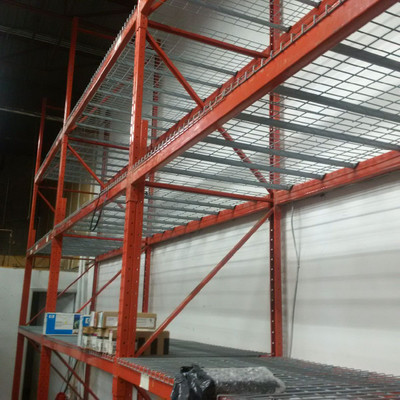 USED wire mesh decks for warehouse pallet racking 42" x 46"
