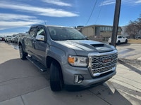 The 2022 GMC Canyon Denali long box is presented as a in.right-sizedin. luxury midsize truck that of... (image 2)