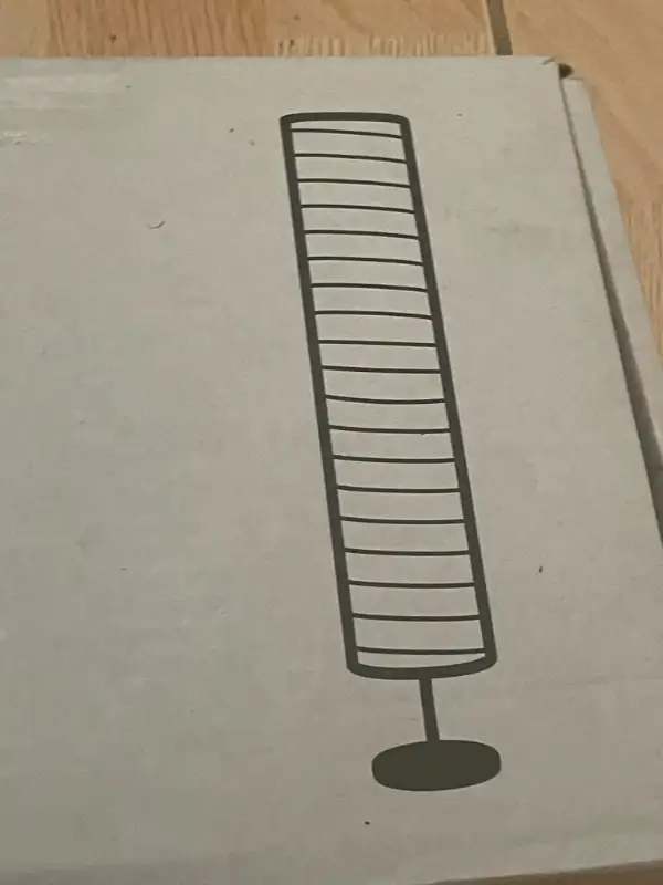 New In Box IKEA HOLMO 46” Floor Lamp White Rice Paper Shade New in Indoor Lighting & Fans in City of Toronto - Image 4