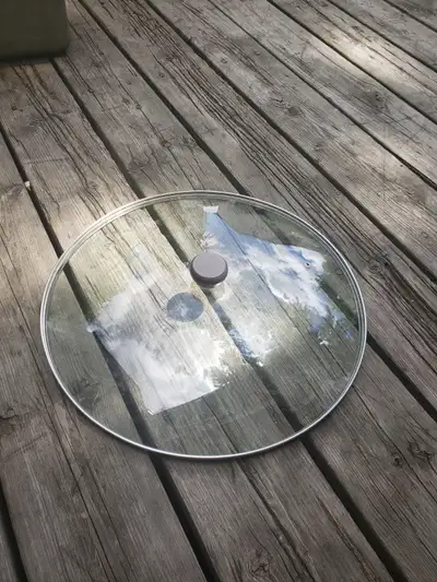 16" Tempered Glass Pot Lid Cover with Steam Vent $45, View more