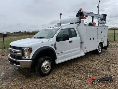 Countryside Fleet 2018 Ford F550 Extended Cab 4x4 Service Truck + 6.7L PowerStroke Diesel + 4x4 W/ A...