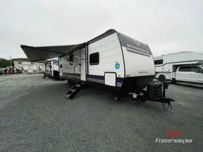 Keystone Springdale travel trailer 2620BHS highlights: Front Private Bedroom Exterior Storage with R...
