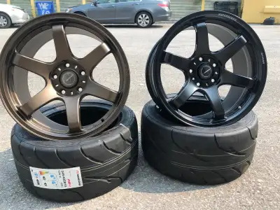 Superspeed Flowformed Wheels & Summer Tire Packages for 2015-2024 Subaru WRX & 2018 Subaru STI (6-Po...
