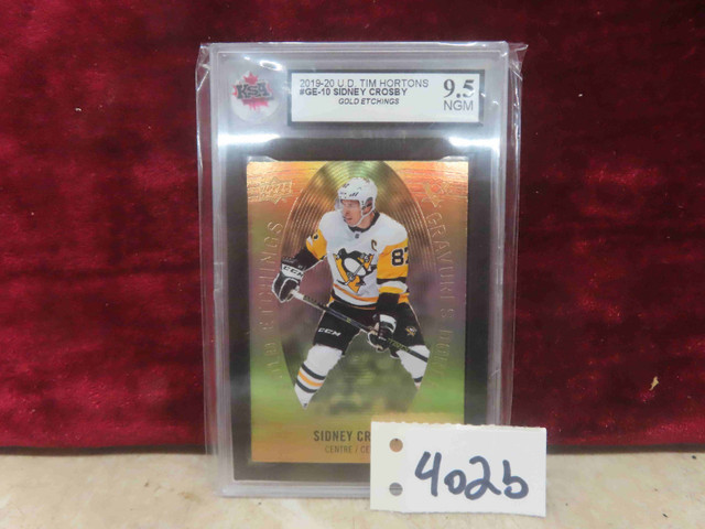 Graded Sidney Crosby Pittsburgh Hockey Card in Arts & Collectibles in City of Toronto