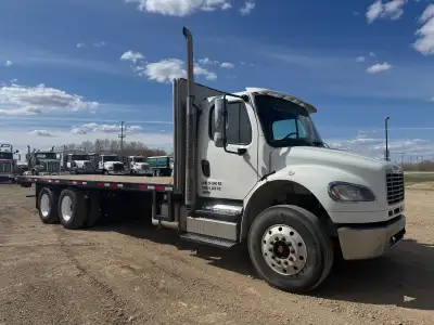 2011 Freightliner M2-106 T/A 24’ Deck, Cummins 8.3l 300 Hp, 742,600 k., Allison Auto, 14,600 lb Fron...