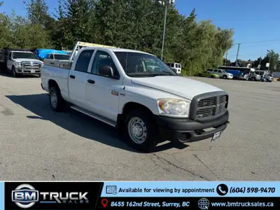2008 Dodge Ram 2500 - 5.7L HEMI V8 - Auto - 3/4 Ton - Crew Cab - 6'4" Box - 2 Wheel Drive - AM/FM St...