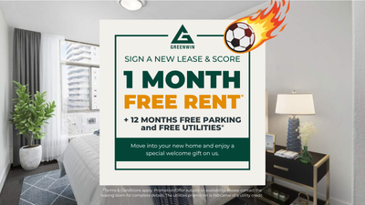 Building Features Get 1 Month Free Rent + 12 Months of Free Parking and Free Utilities!* OPEN HOUSE:...