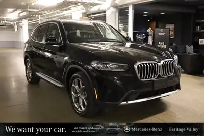 This BMW X3 has a powerful Intercooled Turbo Premium Unleaded I-4 2.0 L/122 engine powering this Aut...