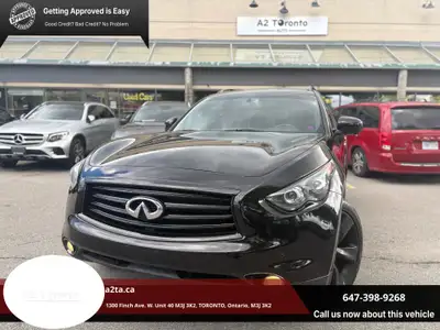 2015 INFINITI QX70 SPORT BLACK ON BLACK INTERIOR Powered by a 3.7L V6 engine producing 325 HP , pair...
