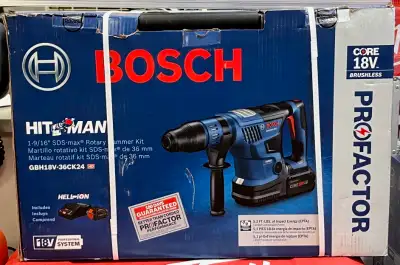 Bosch Brushless 1-9/16 in. Rotary Hammer Kit - BRAND NEW, View more