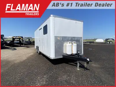 2025 Cross 8.5'x20' Enclosed Cargo Trailer Color: White Flat Front w/ Radius Corners (2) 5200lb Spri...