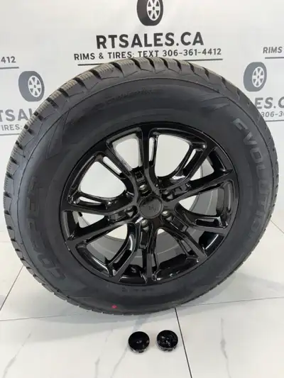 set of four NEW 265/60/18 Cooper Discover Evolution WINTER TIRES ON 18 inch Jeep Grand Cherokee SRT...
