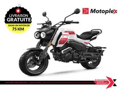 Motoplex St-Eustache PAPIO CL Garantie 5 ans Groupe Motopropulseur. Nouveau design de moto retro-scr...