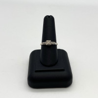 14KT White Gold Diamond Engagement Ring w Appraisal $875
