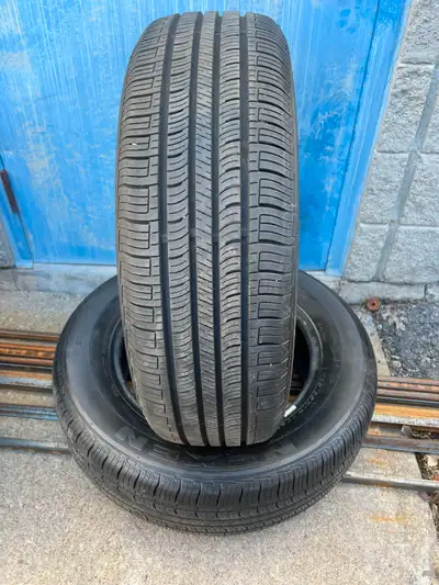 Very nice pair of Nexen Npriz AH5 all season tires. 2 x 225/65/17 9/32nd tread remaining You can rea...