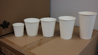 Single wall paper cups Differnent sizes