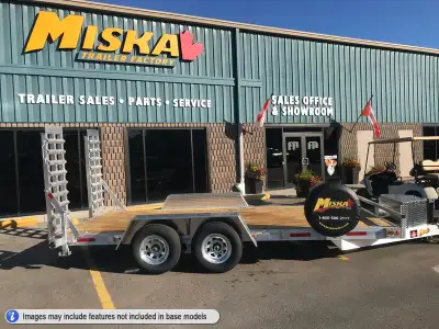 Miska 5 Ton Aluminum Low Bed Equipment Float Trailer - Canadian Made Starting at just $7,895.00 - Fi...