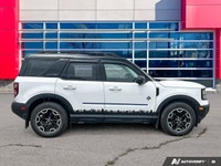 Clean CarFax Report! Very Low Kilometers! Oxford White 2025 Ford Bronco Sport Outer Banks 4X4, 8-Spe... (image 6)