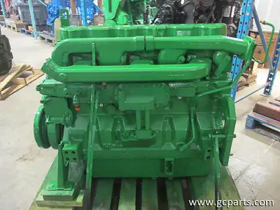 8.1L John Deere engine, model 6081HH017, out of a 9650 John Deere combine with 3900 hours. Casting #...