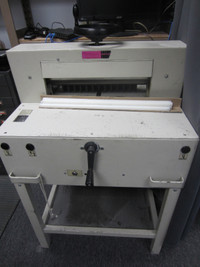 Office equipment including Triumph paper cutter for sale!