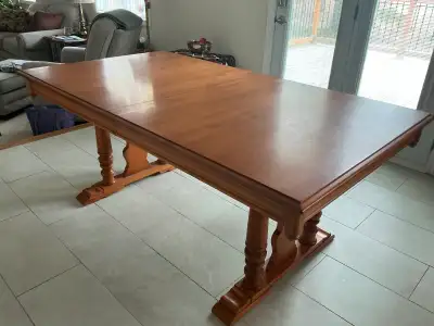 Roxton trestle table 72”X40”, View more
