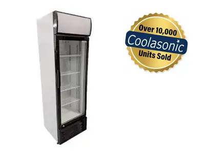 33% OFF - BRAND NEW Commercial Glass Display Fridge, View more