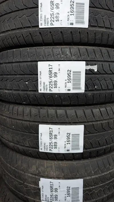 SET OF 4X P225/65R17 225/65/17 FARROAD FR7D9 TAG # 16952 Used tires in excellent Condition - Comes w...
