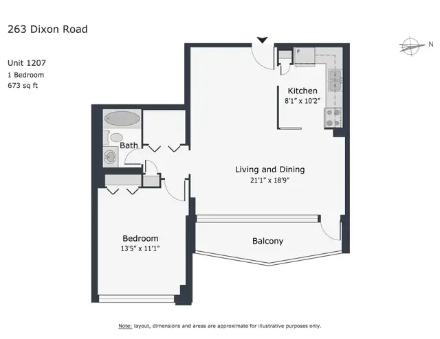 One bedroom, Dixon and Islington - ID 3234 in Long Term Rentals in City of Toronto - Image 12