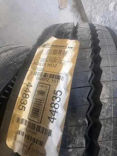 Brand New! Brand - Michelin Size - 225/70R19.5 Price - $500.00/each HST Install - $50.00/each Front...