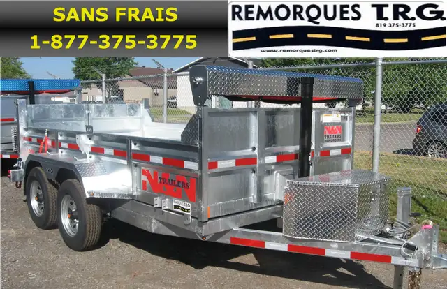 2026 N&N Dompeurs Galvanisé 6X12 in Cargo & Utility Trailers in City of Montréal - Image 3