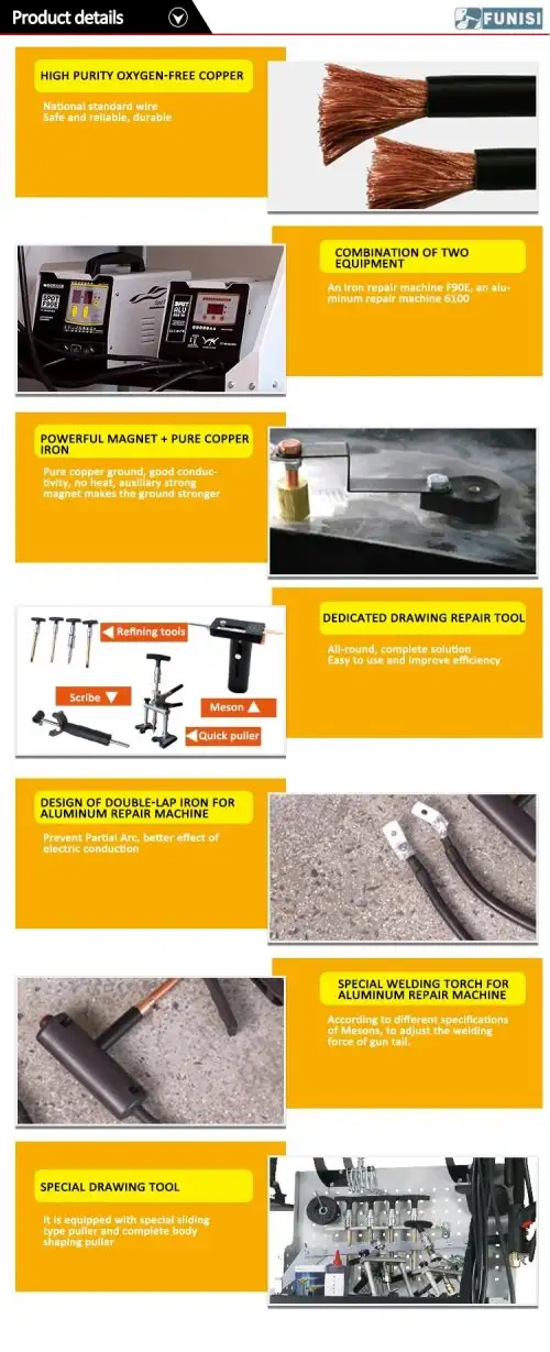 NEW PROFESSIONAL AUTO BODY REPAIR WELDER KIT 11F9061 in Heavy Equipment Parts & Accessories in Regina - Image 6