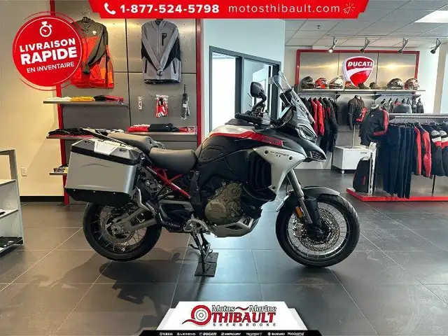 2025 Ducati Multistrada V4 Rally Travel & Radar Spoked Wheels in Street, Cruisers & Choppers in Sherbrooke - Image 21