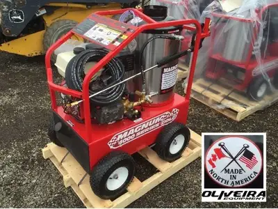 Zero Down financing available! MADE IN CANADA Magnum GOLD Commercial 4000 HOT WATER Pressure Washer...