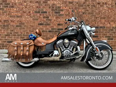 Super cool and custom 2015 Indian Chief Vintage with only 23,300 KM, custom spoke 21 inch front whee...