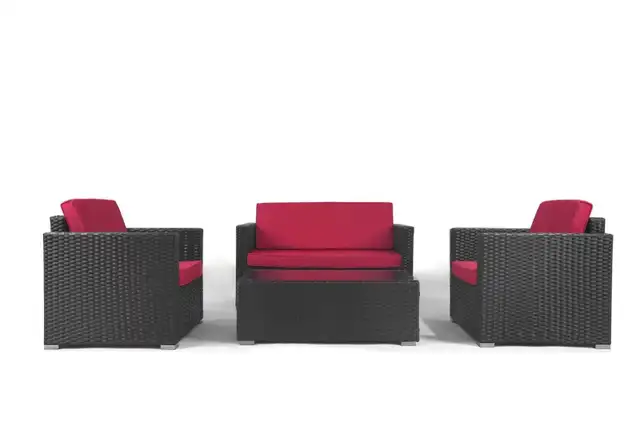 Brand New 4pcs Patio Wicker Sofa Set High back Special $399 | Patio ...